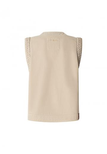 Джинсовая жилетка