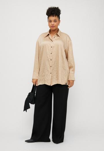 Атласная блузка