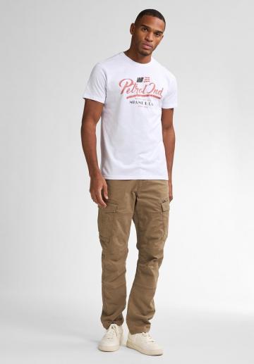 Брюки с накладными карманами