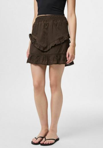 Юбка с воланами