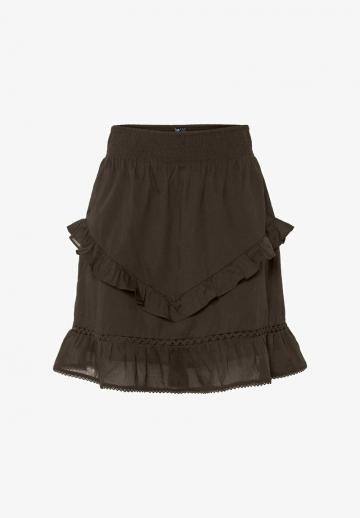 Юбка с воланами