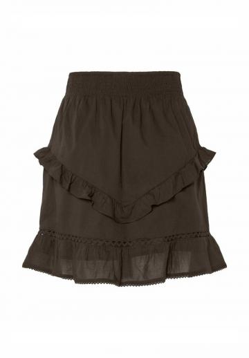 Юбка с воланами