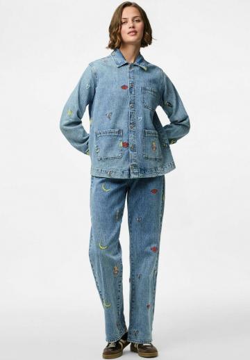 Джинсовая жилетка