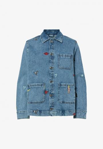 Джинсовая жилетка