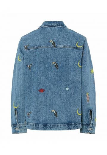 Джинсовая жилетка