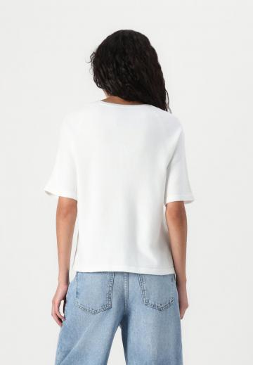 Пуловер с коротким рукавом