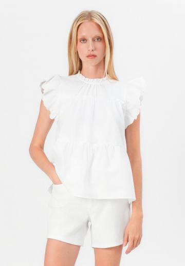 Блузка без рукавов