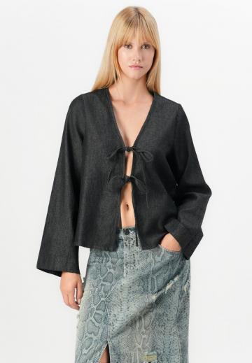 Джинсовая блузка