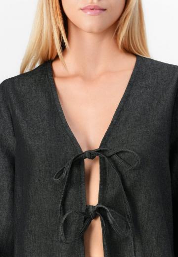 Джинсовая блузка