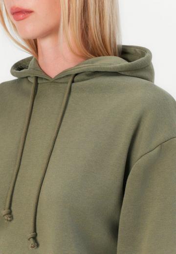 Пуловер с капюшоном