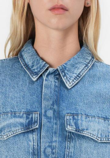 Джинсовая блузка