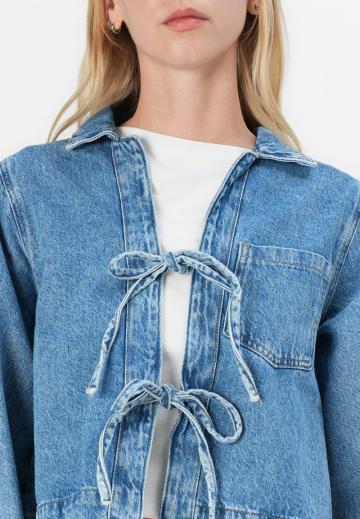 Джинсовая блузка