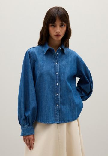 Джинсовая блузка