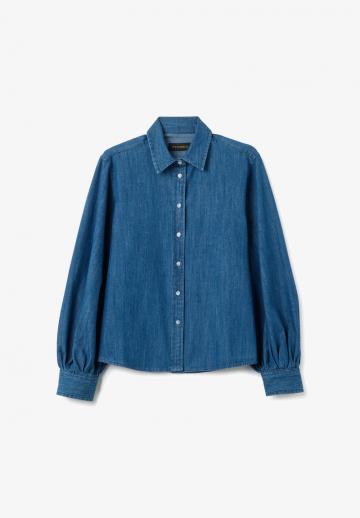 Джинсовая блузка