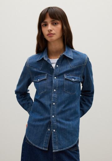 Джинсовая блузка