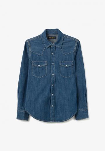 Джинсовая блузка