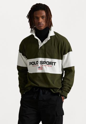 Поло с длинным рукавом