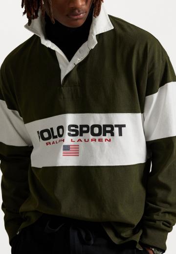 Поло с длинным рукавом