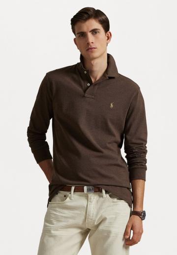 Поло с длинным рукавом