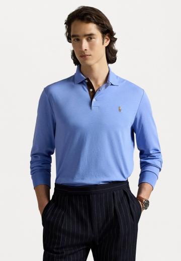 Поло с длинным рукавом