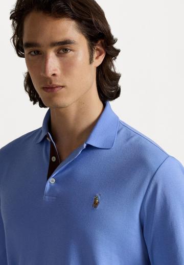 Поло с длинным рукавом