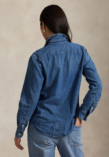 Джинсовая блузка