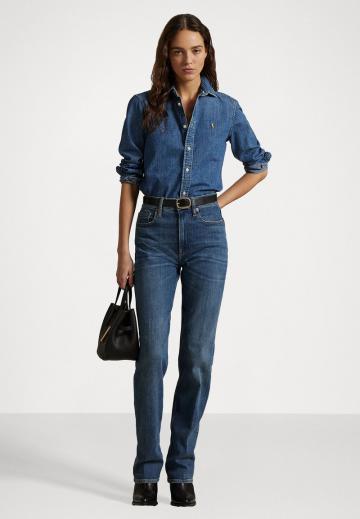 Прямые джинсы