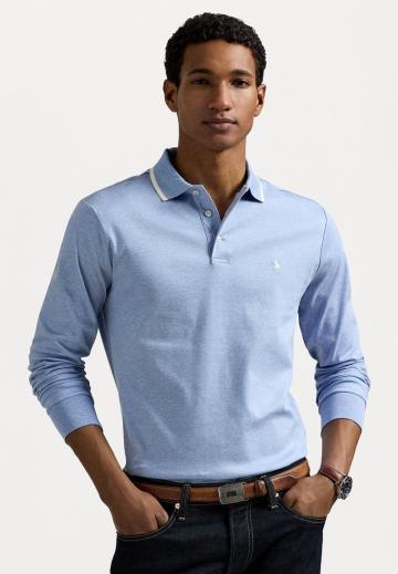 Поло с длинным рукавом