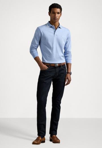 Поло с длинным рукавом