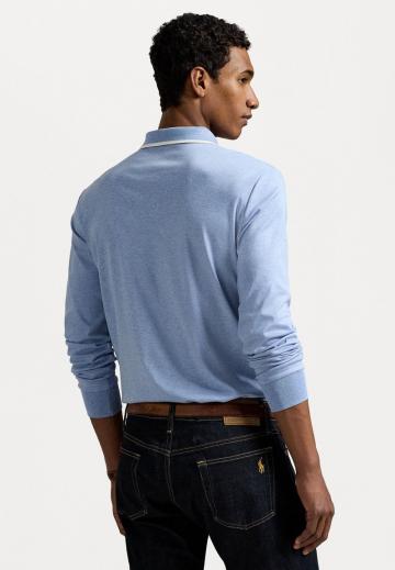 Поло с длинным рукавом