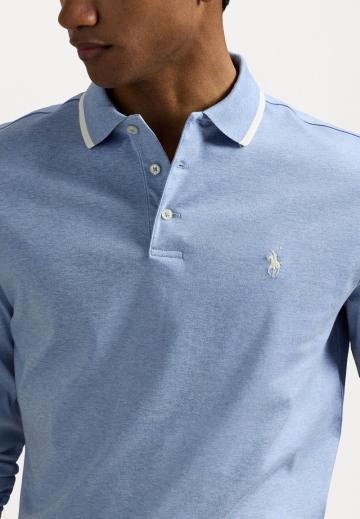 Поло с длинным рукавом