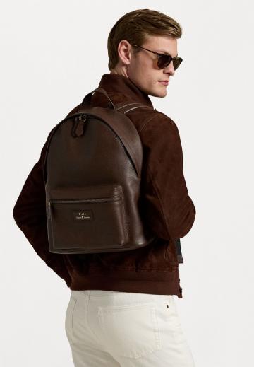 Кожаный рюкзак
