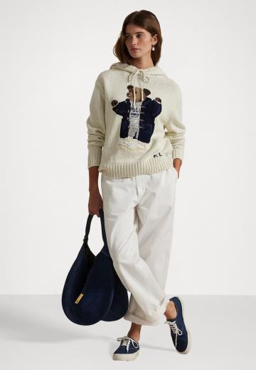 Пуловер с капюшоном