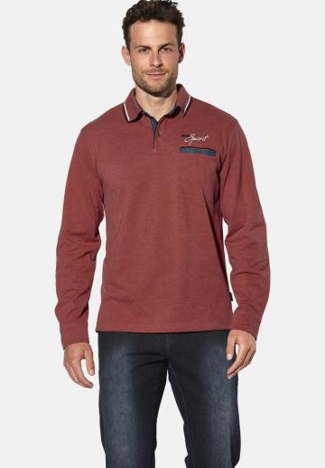 Поло с длинным рукавом