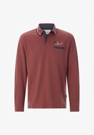 Поло с длинным рукавом