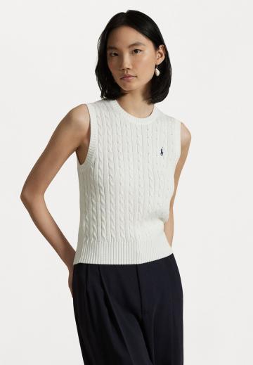 Пуловер без рукавов