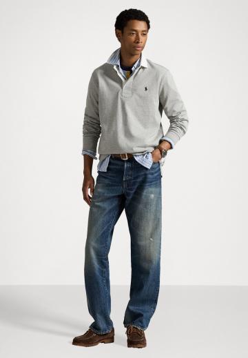 Поло с длинным рукавом