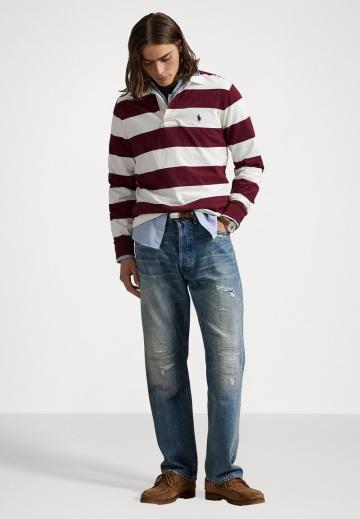 Поло с длинным рукавом