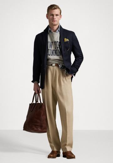 Льняные брюки