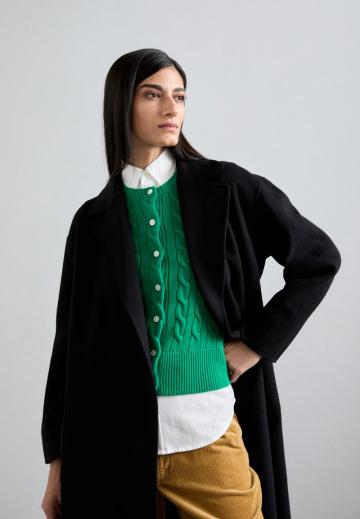 Шерстяное пальто