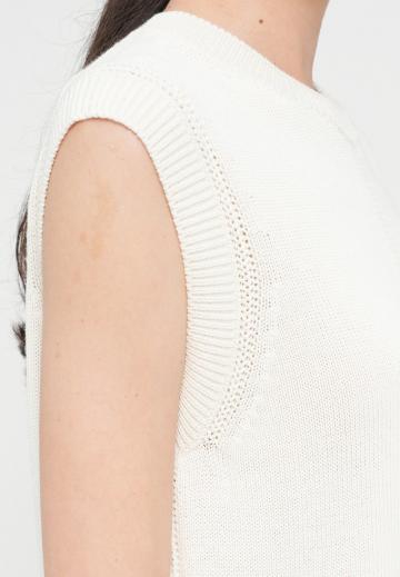 Пуловер без рукавов