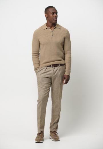 Поло с длинным рукавом