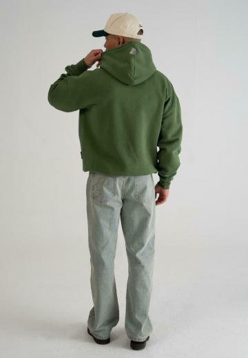 Пуловер с капюшоном