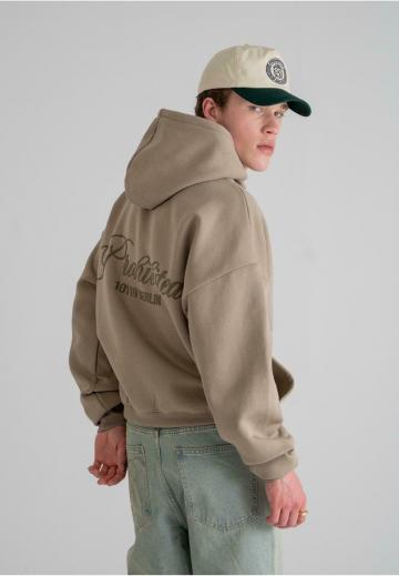 Пуловер с капюшоном