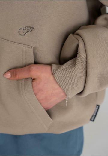 Пуловер с капюшоном