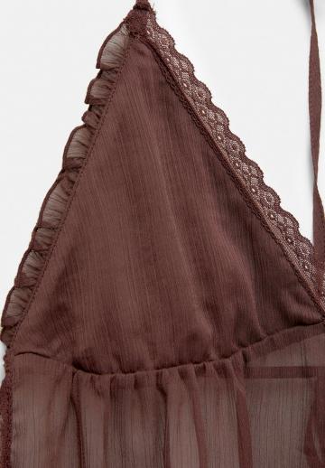 Топ на бретельках