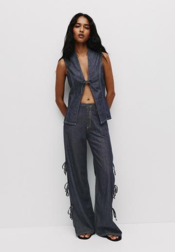 Джинсовая блузка