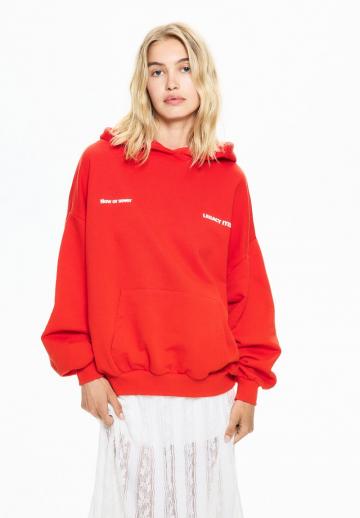 Пуловер с капюшоном