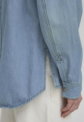 Джинсовая блузка