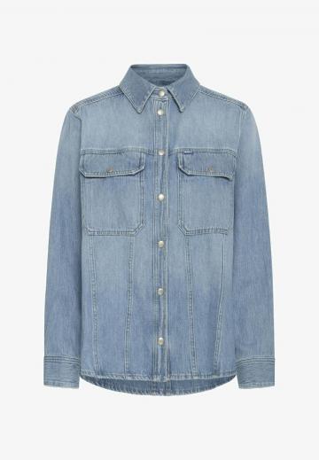 Джинсовая блузка